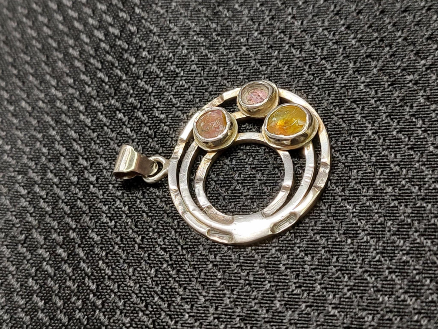 Triple Tourmaline Pendant