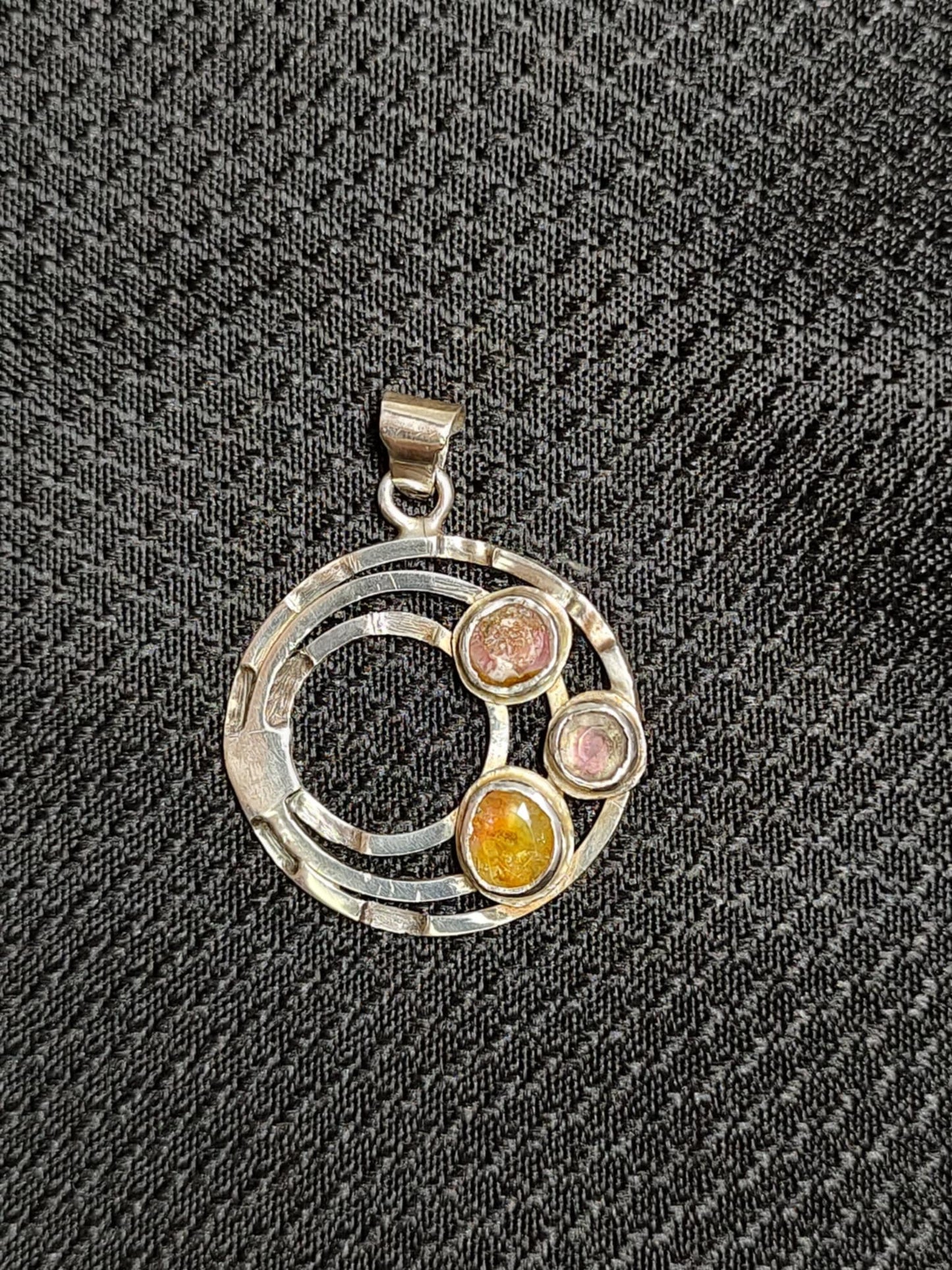 Triple Tourmaline Pendant