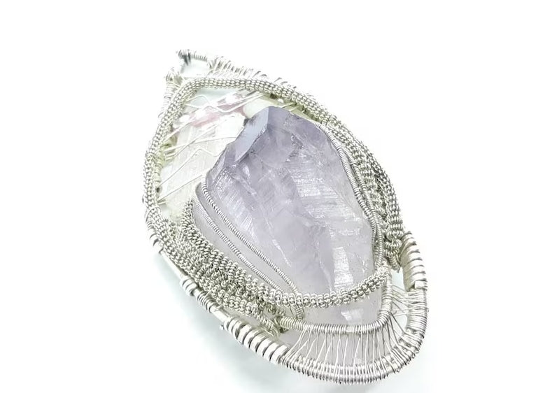 Amethyst Twin Pendant