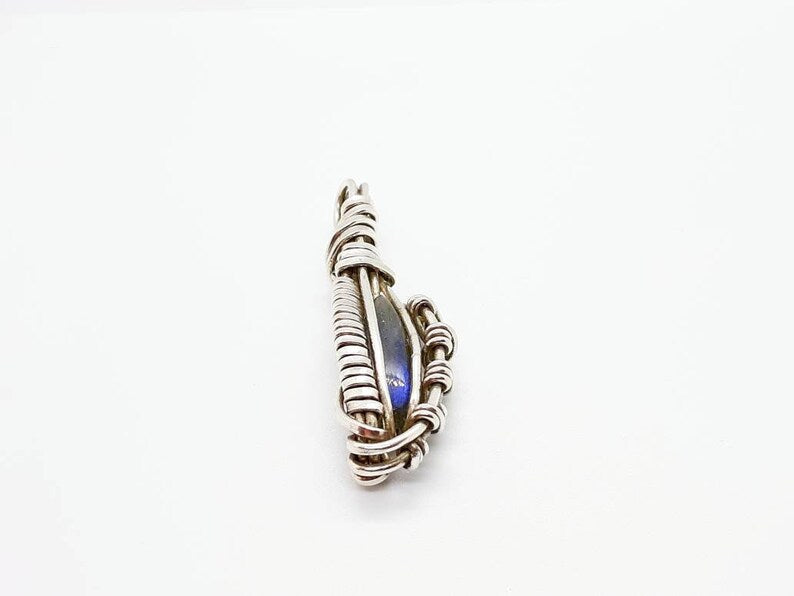 Labradorite Medicine Bag Pendant