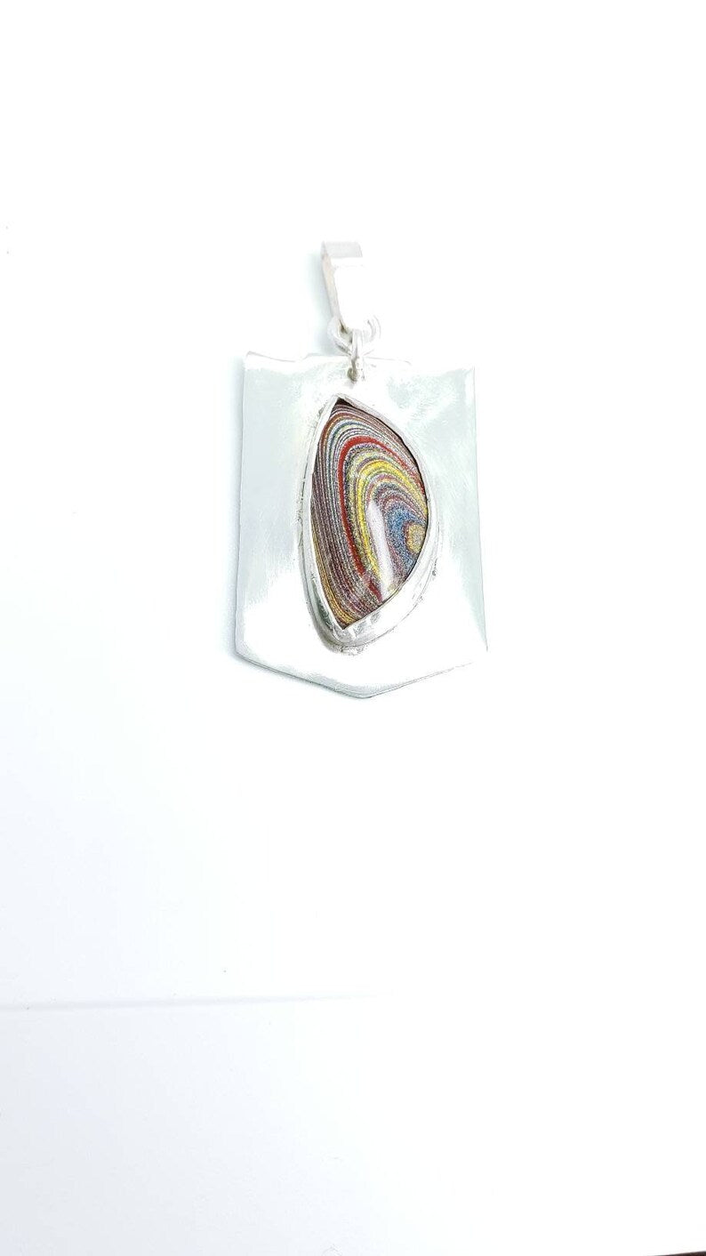 Fordite Pendant