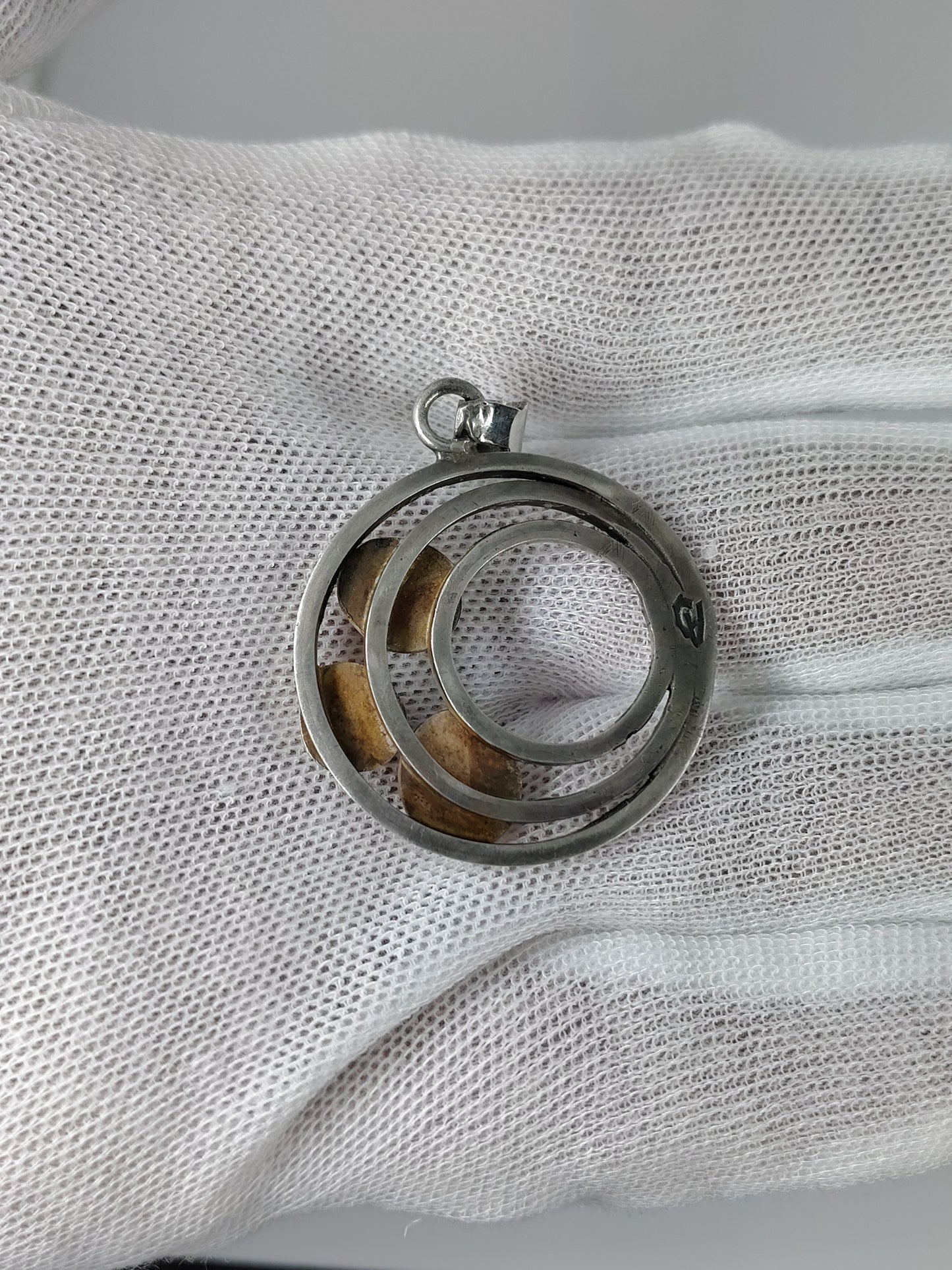 Tourmaline Pendant in Argentium silver.935