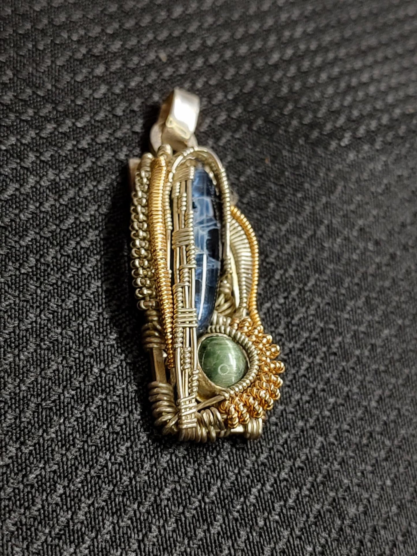 Pietersite Cat Eye tourmaline Pendant