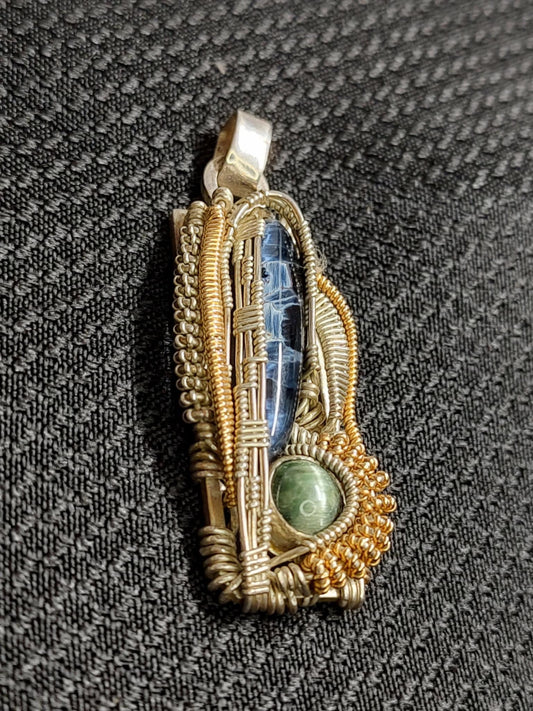 Pietersite Cat Eye tourmaline Pendant