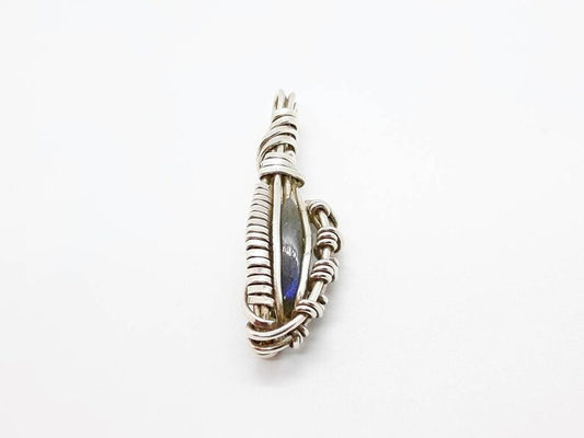 Labradorite Medicine Bag Pendant