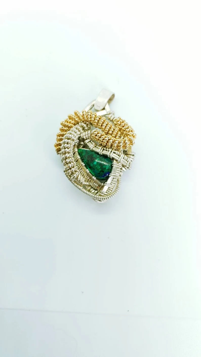 Azurite Malachite Pendant