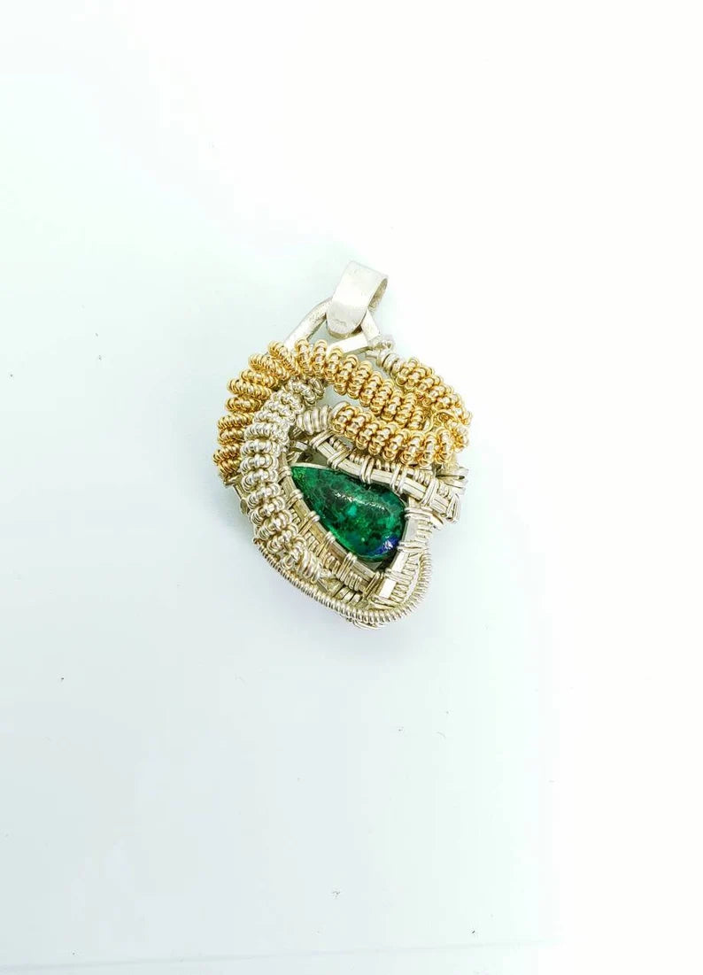 Azurite Malachite Pendant