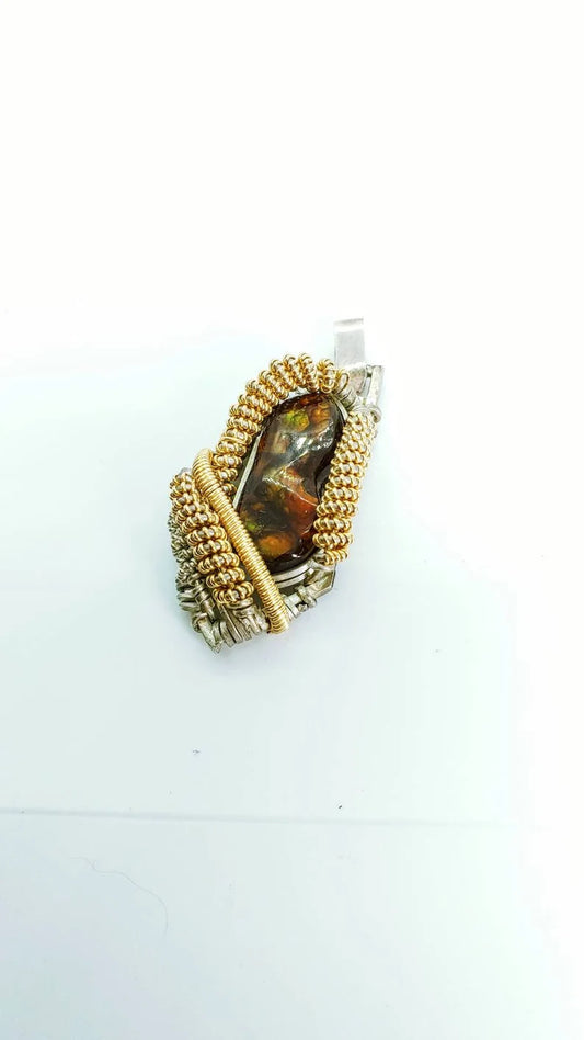 Fire Agate Pendant