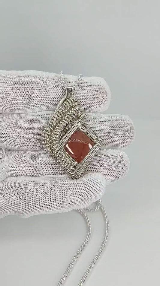 Rhodochrosite  Pendant