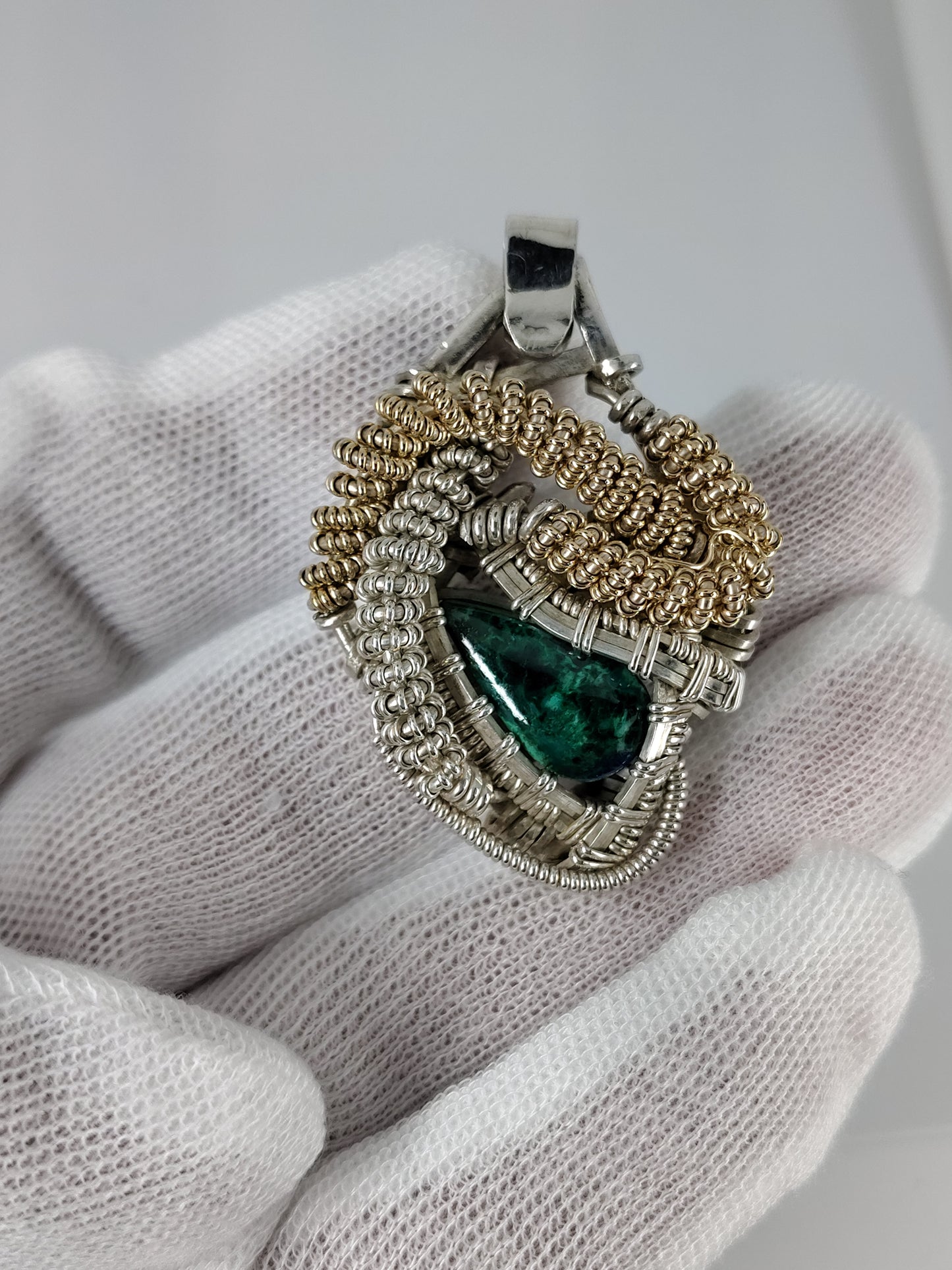 Azurite Malachite Pendant