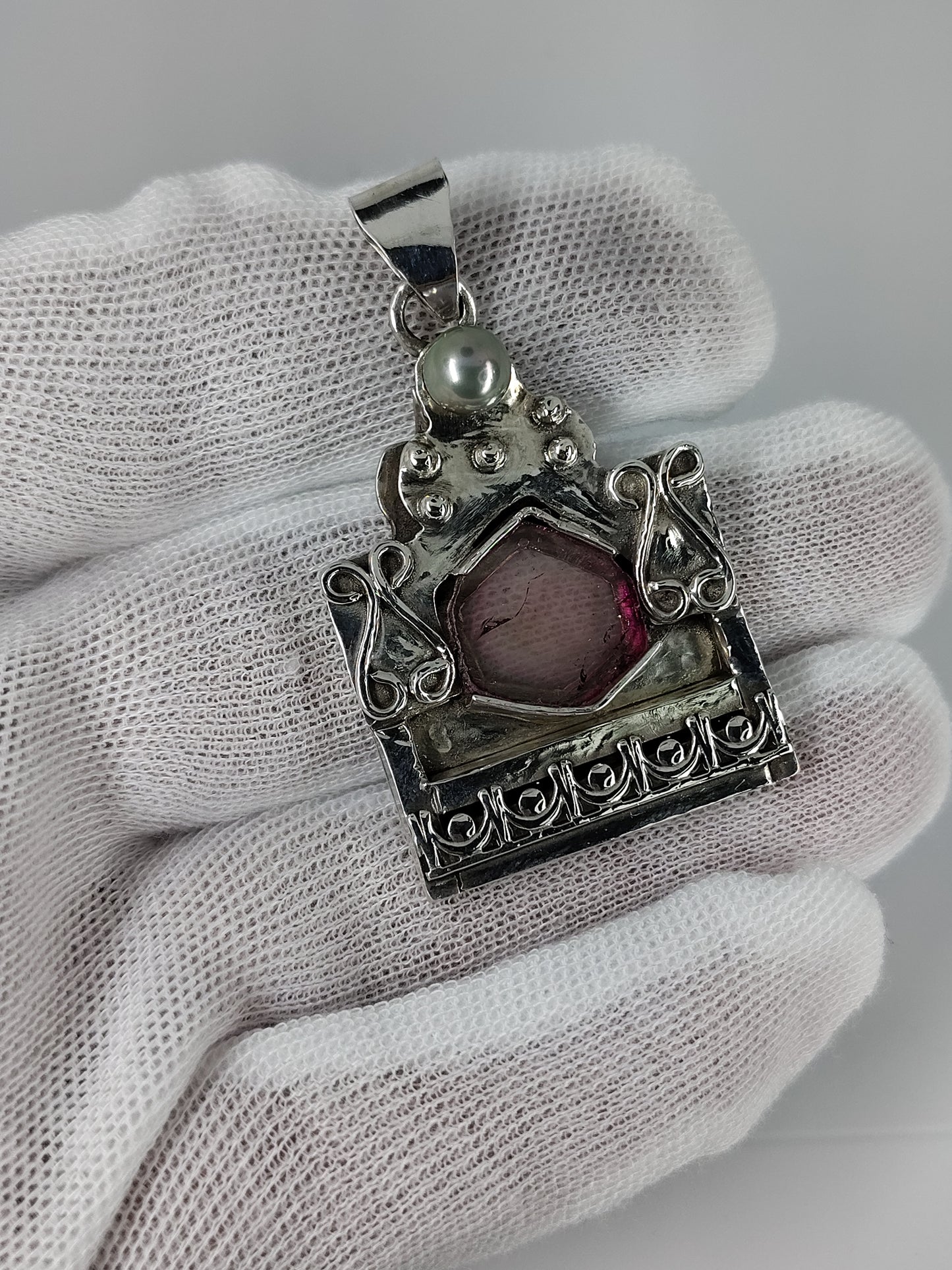 Watermelon Tourmaline Pendant