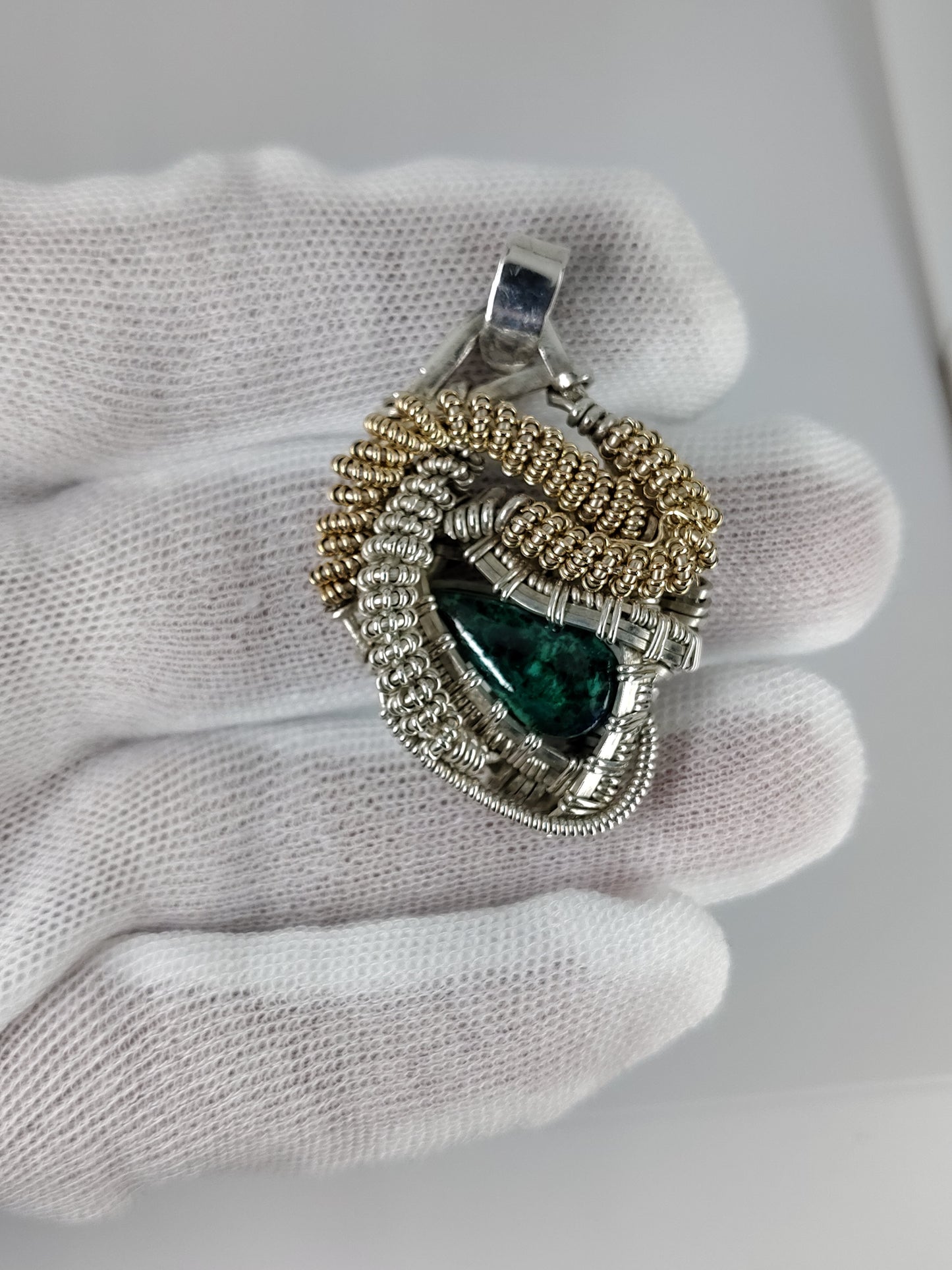 Azurite Malachite Pendant
