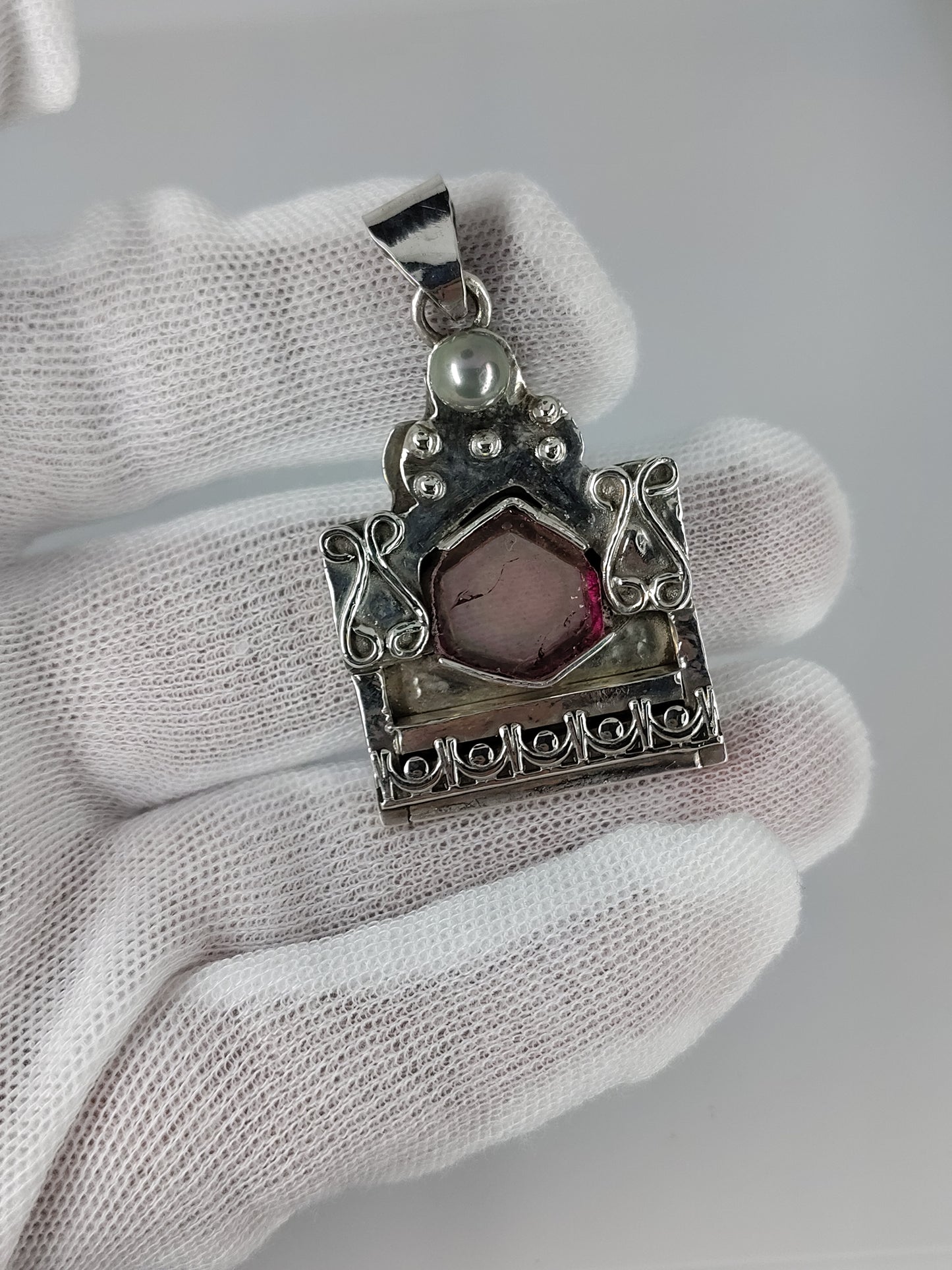 Watermelon Tourmaline Pendant