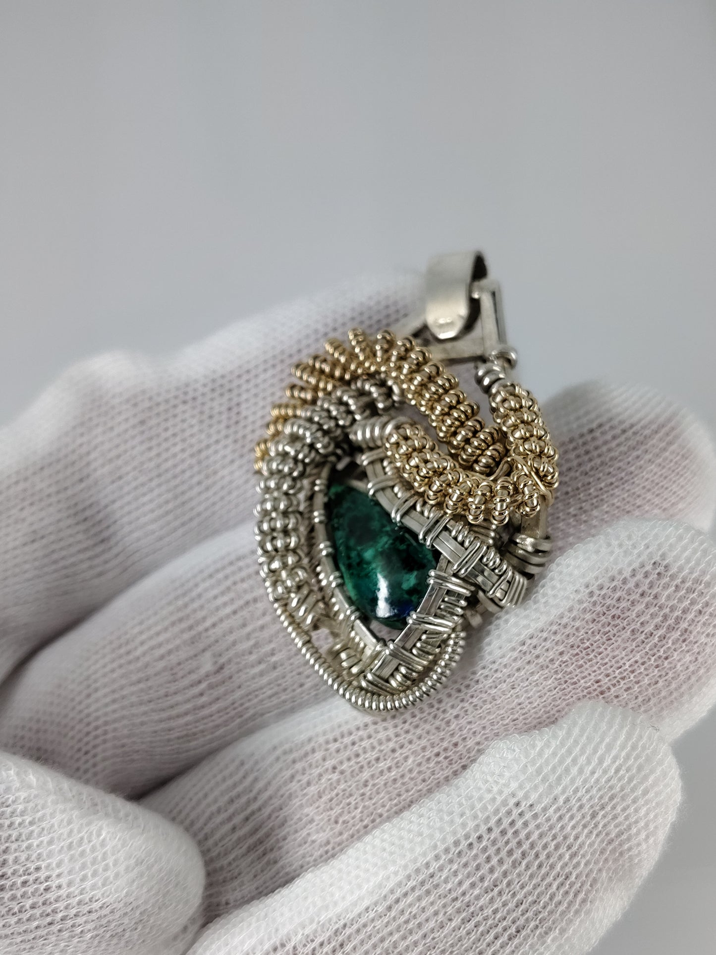 Azurite Malachite Pendant