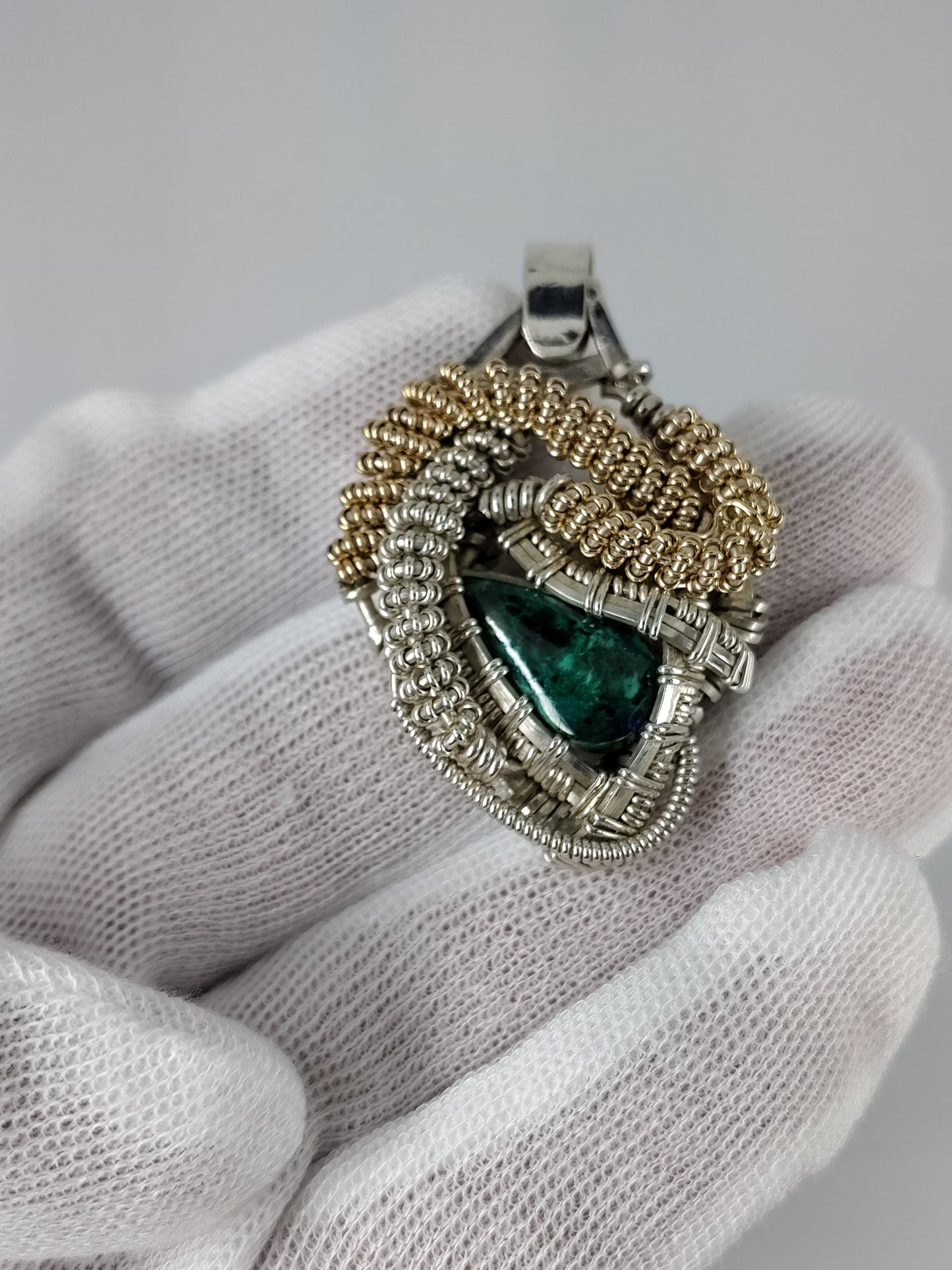Azurite Malachite Pendant