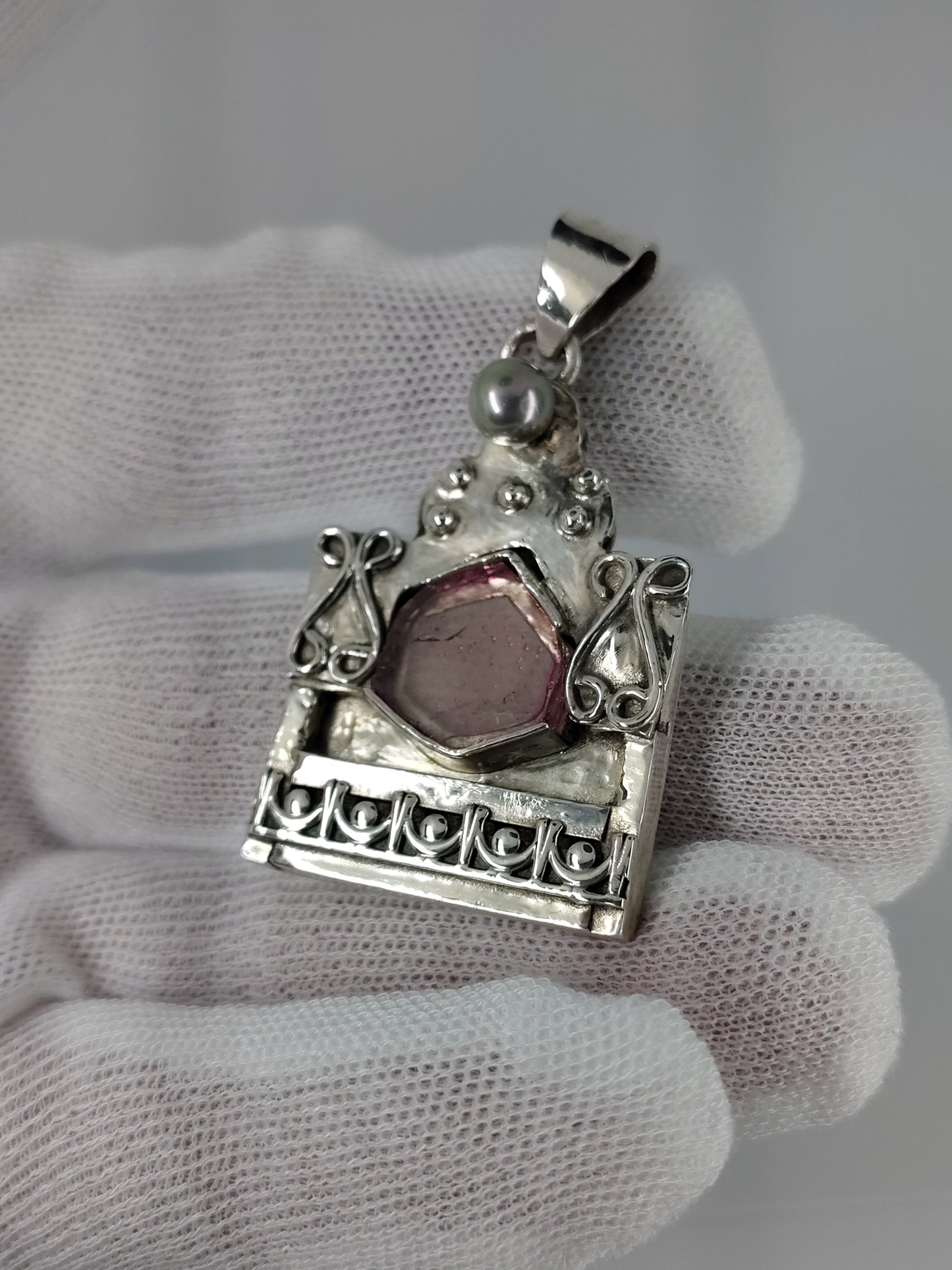 Watermelon Tourmaline Pendant