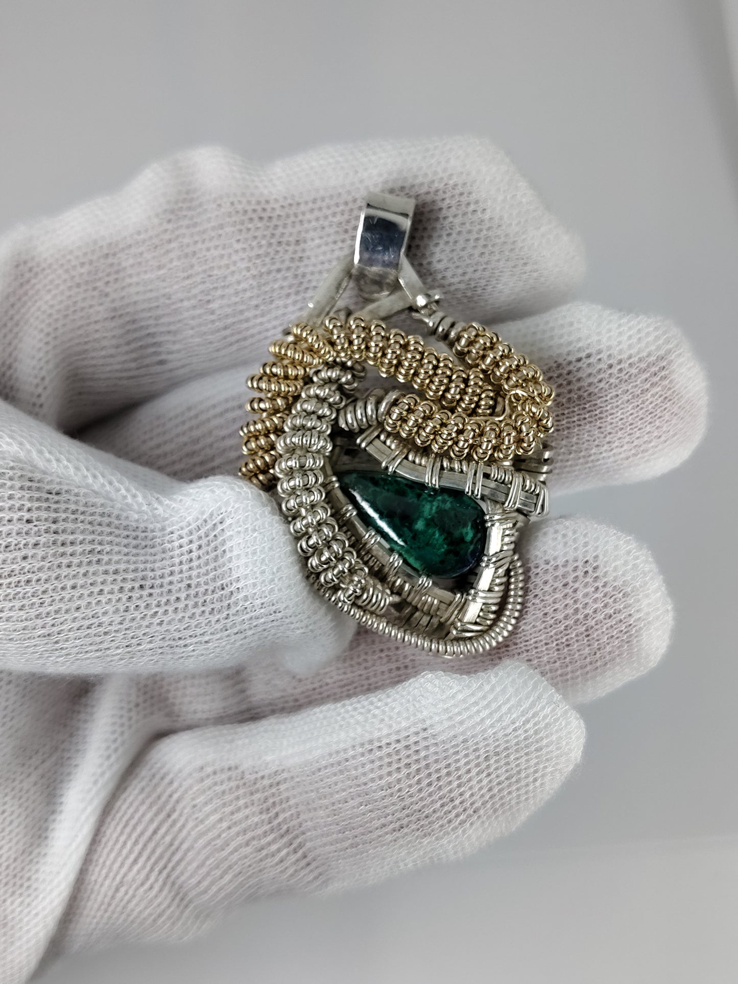 Azurite Malachite Pendant